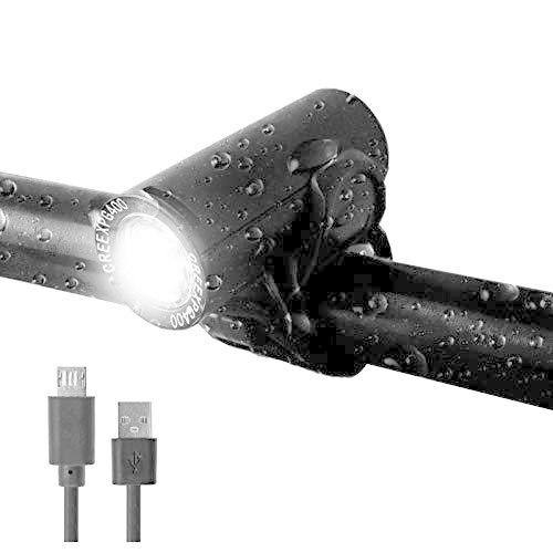 GORIX(ゴリックス) 自転車ライト usb充電 防水 LEDライト明るい (GX-FL1579) (ブラック)