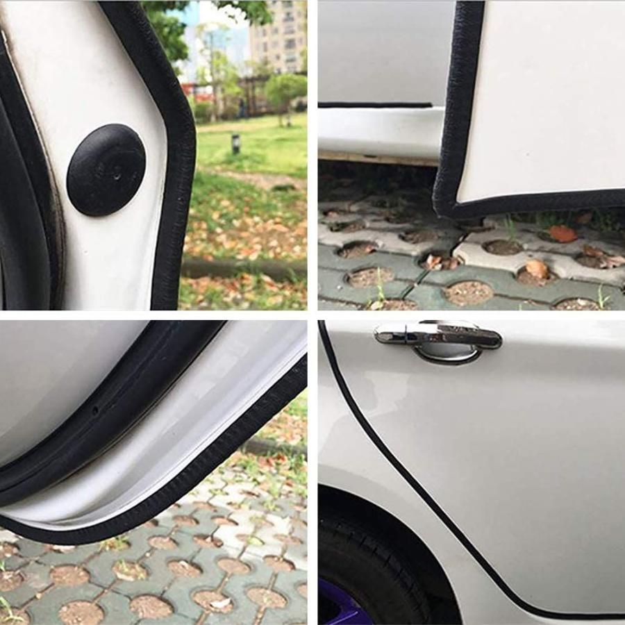 Lunkesi 車用ドアモール 車ドア保護 風切り音防止 ウェザーストリップ ボンネット用 10m テープ不要 U型 ドアエッジプロテクタ つきのわ堂 通販 Yahoo ショッピング