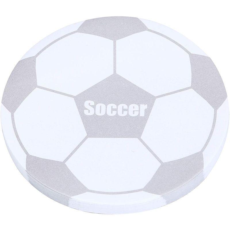 付箋 メモ サッカーボール型 白 灰色 グラシアス 文房具 つきのわ堂 通販 Yahoo ショッピング