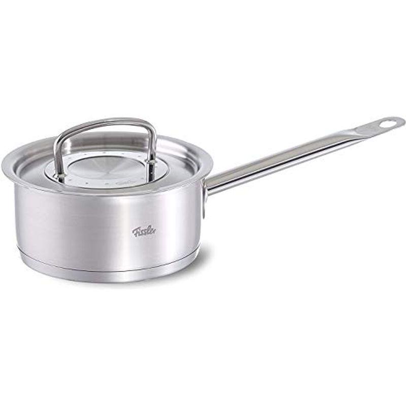 注目ブランド Fissler 片手鍋 フィスラー cm 84 シルバー ドイツ製 ステンレス ガス火 Ih対応 浅型 ソースパン プロコレクション 片手鍋 Raffles Mn