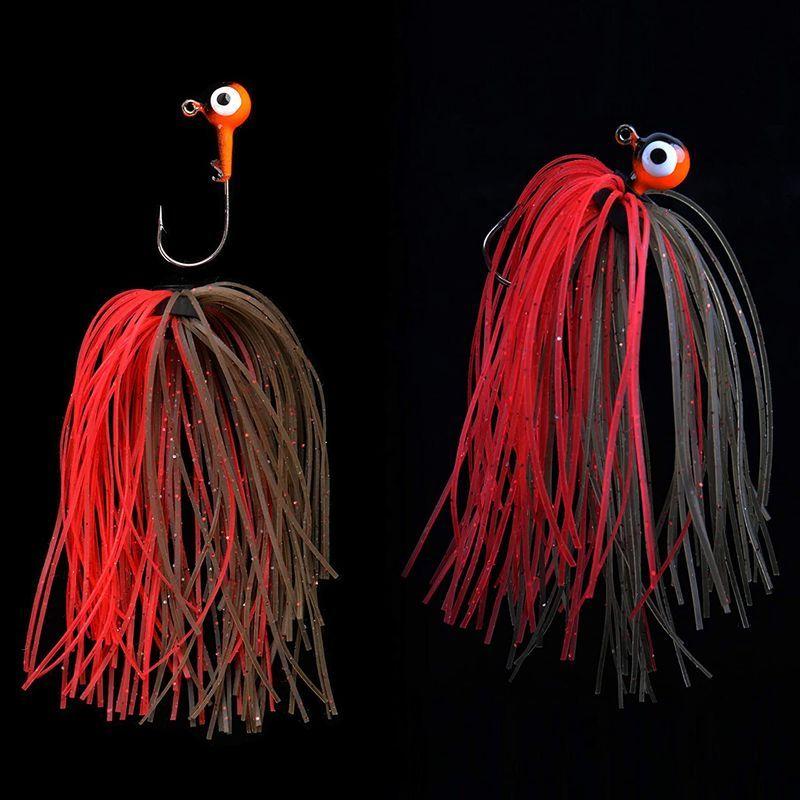 ラバージグ ルアー シリコン ラバースカート 交換便利 自作ルアー チニング バスフィッシング バス釣りルアー 10束 16束セット 6色 028 つきのわ堂 通販 Yahoo ショッピング