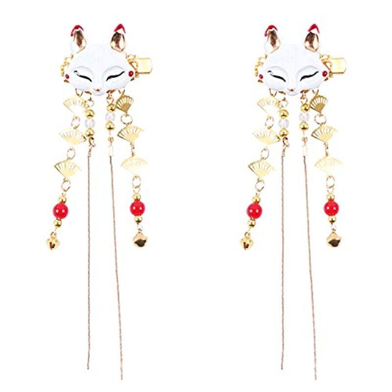 福袋 Soy S F チャイナ 髪飾り タッセル ２個セット 中華風 ヘアアクセサリー キツネ 浴衣 帯セット Edudepart Com