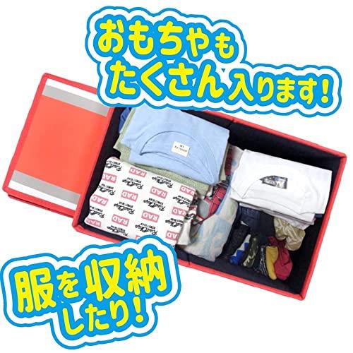 JR貨物 コンテナ 乗れる 収納BOX おかたづけボックスチェア おもちゃ箱 耐荷重70k W48.5×H31×D31cm 46L 蓋付き ふた付き 