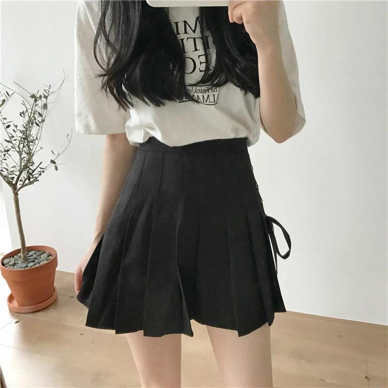 スカート ミニスカート ミニ丈 プリーツスカート サイドリボン かわいい 無地 ボトムス 春夏秋 Yar2523 月島 通販 Yahoo ショッピング