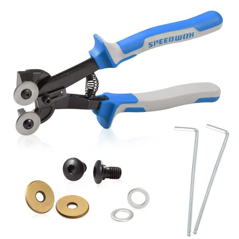 SPEEDWOX タイルニッパー タイル喰切り タイルカッター ガラスカッター 替え刃 予備取替パーツ付 ローラーニッパー ステンドグラス