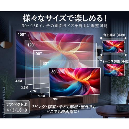 ダイニチ電子 WPJS400 コンパクトプロジェクター 小型 高解像度_8