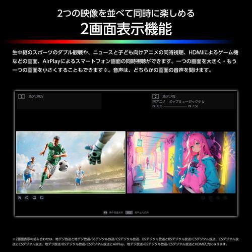 【無料長期保証】ハイセンス RGB85UXS 85V型 RGB MiniLED 4K液晶テレビ Hi-View AIエンジン RGB搭載 地上デジ・BS 4K・110 度CS 4Kチューナー内蔵_19