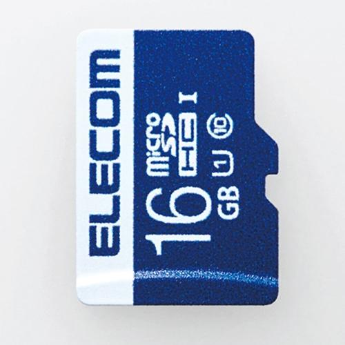 エレコム MF-MS016GU11R データ復旧microSDHCカード(UHS-I U1) 16GB｜tsukumo-y2