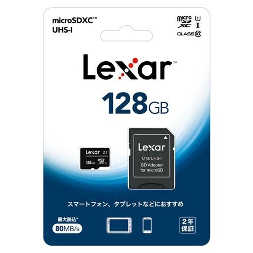 磁気研究所 LMS0C10128G-BNANJ Lexar microSDXCカード 128GB CLASS10 UHS-1対応｜tsukumo-y2