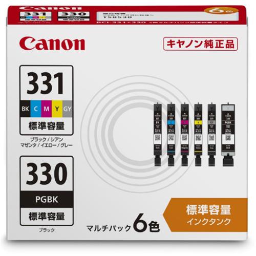 CANON キヤノン インクタンク BCI-331+330／6MPの商品画像（Yahoo!ショッピング）