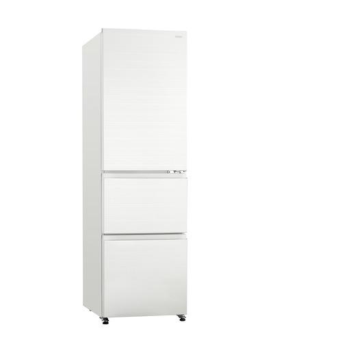 【美品】ハイアール　Haier 冷蔵庫　335L JR-CV34C 24年製 Haier JR-CV34C-W 冷蔵庫 3ドア 右開き 335L リネンホワイト : ツクモ