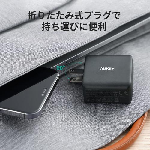 AUKEY PA-R2S-BK USB充電器 Swift Duo 40W PD対応 C×2 ブラック｜tsukumo-y2｜04