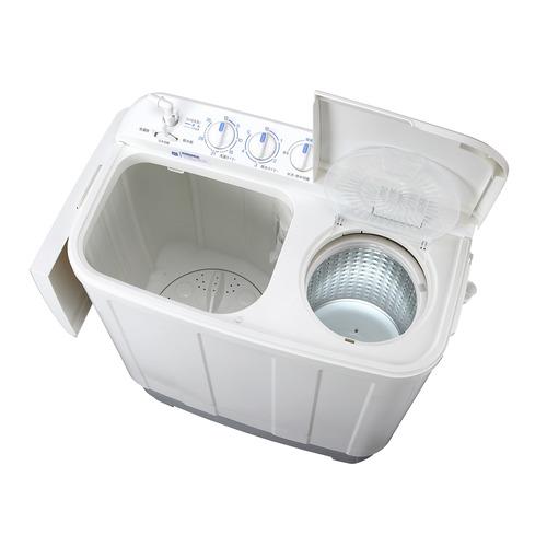 ２０２２年製　ヤマダオリジナル 二層式洗濯機 (洗濯5.5kg) ホワイト ヤマダオリジナル 二槽式洗濯機 洗濯：5.5kg 幅77.0cm ステンレス