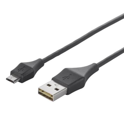 バッファロー BSUAMBDU202BKA どっちもUSBコネクター採用 USB2.0ケーブル（A to microB) 0.2m ブラック｜tsukumo-y2