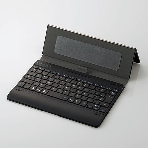 エレコム TK-CAP02BK タブレットケース付きワイヤレスBluetooth(R)キーボード ブラック｜tsukumo-y2