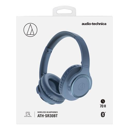 オーディオテクニカ ATH-SR30BT BL ワイヤレスヘッドホン ブルー