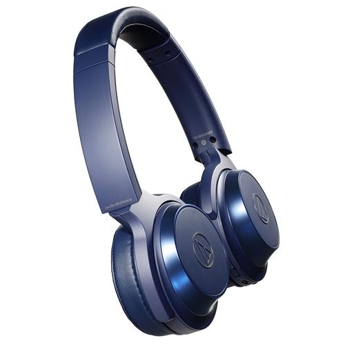 audio-technica ワイヤレスヘッドホン 重低音/Bluetooth マイク付き 最大70時間再生 密閉型 ブルー ATH-WS330BT BL オーディオテクニカ ATH-WS330BT BL ワイヤレスヘッドホン 重低音