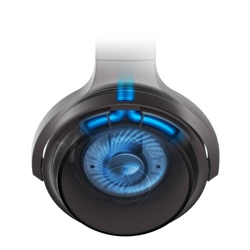 オーディオテクニカ ATH-WS330BT BL ワイヤレスヘッドホン 重低音