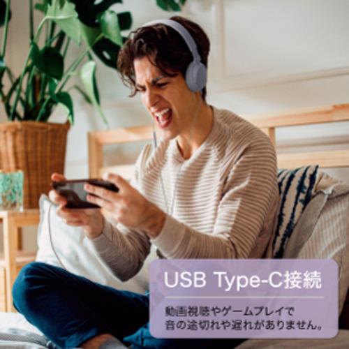 オーディオテクニカ ATH-S120C GY USB Type-C用ヘッドホン ブルーグレ−｜tsukumo-y2｜08