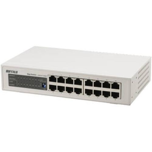 BUFFALO バッファロー スイッチングハブ LSW5GT16NSR ホワイトの商品画像（Yahoo!ショッピング）