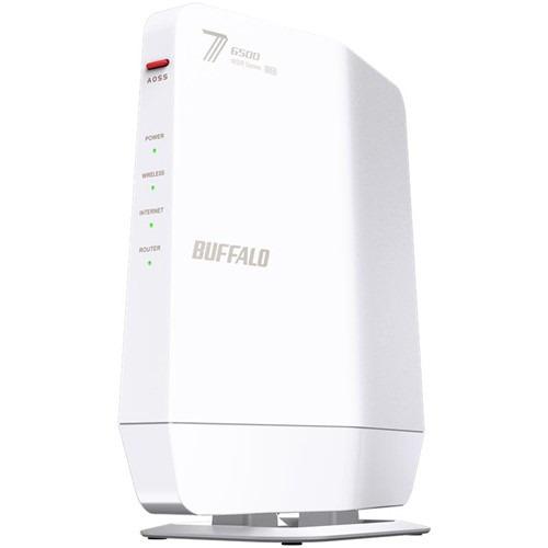 【新品】BUFFALO【Wi-Fi7】Premium6500ルーター BUFFALO WSR6500BE6PWH Wi-Fi 7(11be)対応デュアルバンドWi-Fiルーター