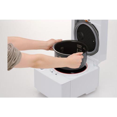 三菱電機 NJ-XSC10J-W IHジャー炊飯器(蒸気レスIH) 5.5合 クリスタル ...