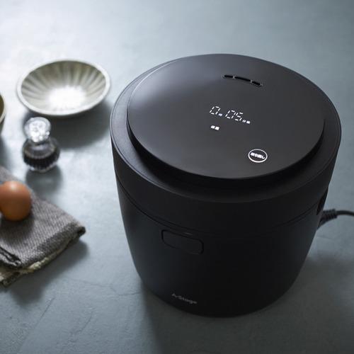 A-Stage RC-A30BK マルチライスポット 3合炊きマイコン炊飯器 ブラック