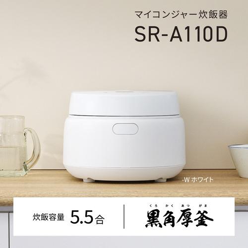 【未使用品】　パナソニック　SR-A110D-W 5.5合炊き パナソニック SR-A110D-W 電子ジャー炊飯器 マイコンタイプ 5.5合
