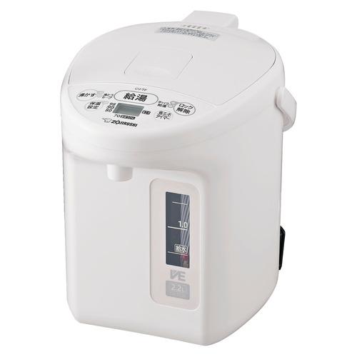 象印 電気ケトル VE電気まほうびん 優湯生 CV-TF22-WA [ホワイト]の商品画像（Yahoo!ショッピング）