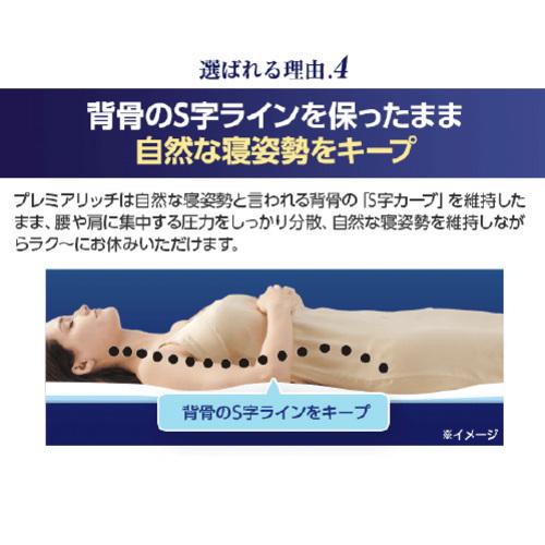 【期間限定大特価】ショップジャパン トゥルースリーパー プレミアリッチ シングル TRPRWS81 低反発マットレス 厚さ5cm