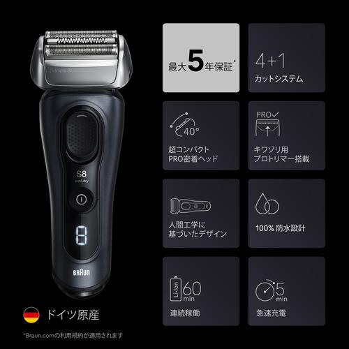 【新品未使用】ブラウン シリーズ8 洗浄器付きモデル 8663cc ブラウン 8663CC 電気シェーバー シリーズ8 体 5in1 洗浄器付きモデル