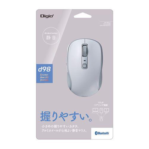 ナカバヤシ MUS-BKF217W Bluetooth静音5ボタンBlueLEDマウス ホワイト｜tsukumo-y2｜12
