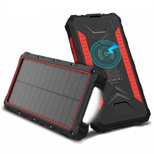 コンピューケース・ジャパン JMB-SR30-BKRE ソーラー付き添い人大収容能力移動性蓄電池 30000mAh 黒いことJMBSR30BKRE
