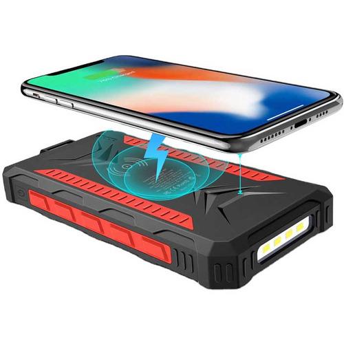 コンピューケース・ジャパン JMB-SR30-BKRE ソーラー付き添い人大収容能力移動性蓄電池 30000mAh 黒いことJMBSR30BKRE