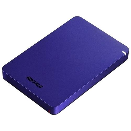 驚きの価格  バッファロー HD-PGF1.0U3-BLA ポータブルHDD ブルー 1TB HDD、ハードディスクドライブ