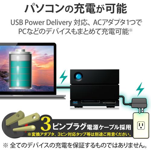 【値下げ・名盤】 エレコム STLG40000400 LaCie 外付けHDD 40TB 2big Dock 【TM3610610246】(131190円)