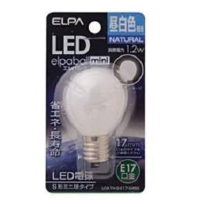 ELPA LDA1N-G-E17-G450 LED電球 「S形ミニ球形」(昼白色・口金E17)｜tsukumo-y2