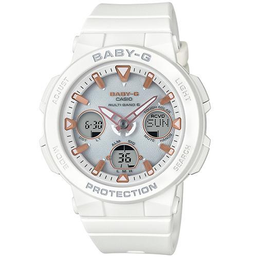 美品カシオBABY-G BGA−2500 電波ソーラー　箱あり カシオ BGA-2500-7AJF BABY-G Beach Traveler Series 10気圧防水 タフ