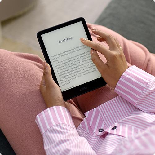 アマゾン B0CFPL6CFY Kindle Paperwhite 7インチディスプレイ電子書籍リーダー 16GBストレージ 12週間持続バッテリー ブラックの画像