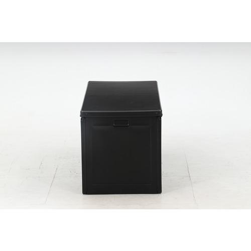 不二貿易 収納BOXベンチ270L ブラック 55253 : ツクモYahoo!店 - 通販