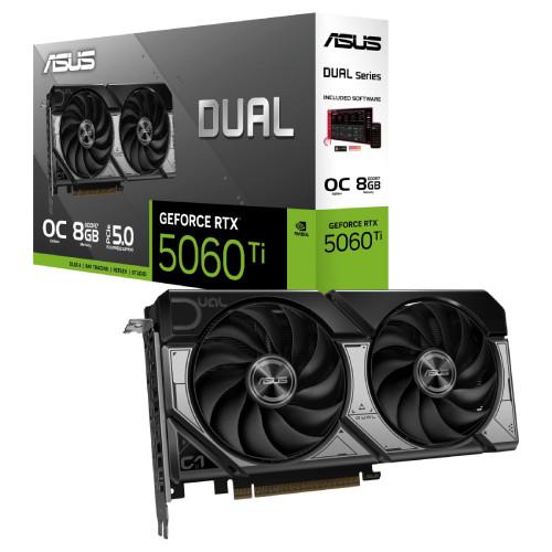 Dual GeForce RTX 5060 Ti 8GB GDDR7 OC Edition　DUAL-RTX5060TI-O8G（Yahoo!・ツクモ パソコン Yahoo!店）