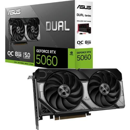 Dual GeForce RTX 5060 8GB GDDR7 OC Edition DUAL-RTX5060-O8G