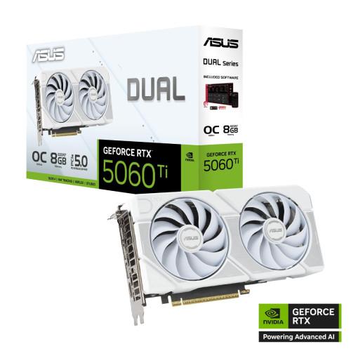 ASUS RTX 5060ti 8GB 美品 Dual GeForce RTX 5060 Ti 8GB GDDR7 White OC Edition DUAL-RTX5060TI