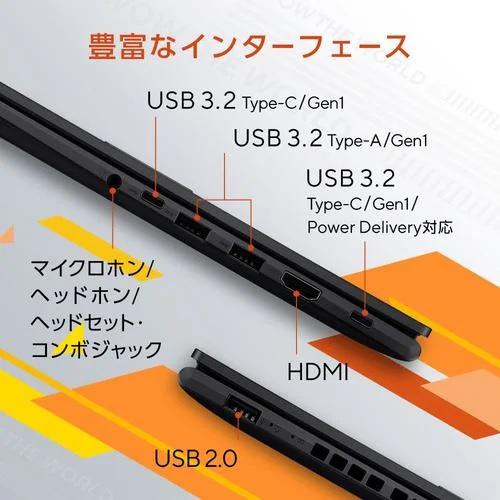ノートPC Vivobook 14 M1405NAQ-R5165YAWS [14型 /Ryzen 5 150 /RAM:16GB /SSD:512GB /Windows 11 Home /Office OP付 /インディーブラック]の画像