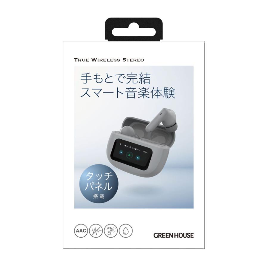 GH-TWEF-GY ノイズキャンセリング 完全ワイヤレスイヤホン グレー