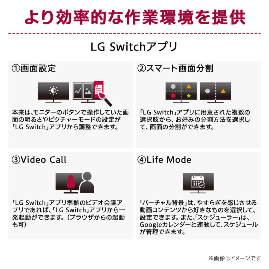 UltraFine Display Ergo 32UN880K-B 31.5インチ 4Kモニター IPSパネル アーム標準搭載_6