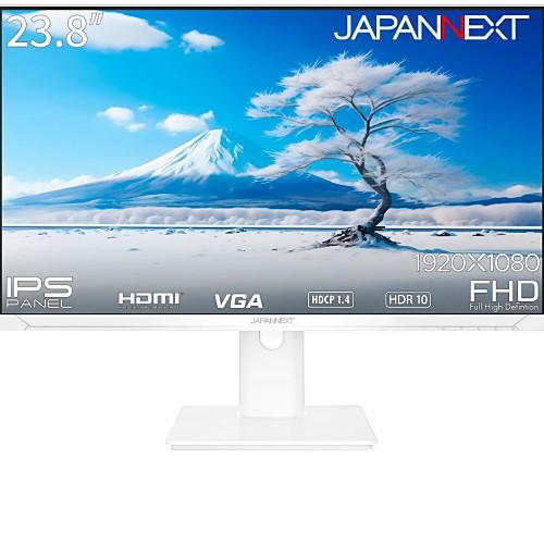 JN-IPS2381FHDR-HSP-W 23.8インチ フルHD 液晶モニター IPSパネル ホワイト筐体（Yahoo!・ツクモ パソコン Yahoo!店）