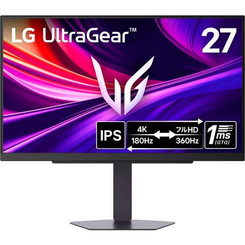 UltraGear 27G810A-B 27インチ 4K 180Hz/FHD 360Hz デュアルモード