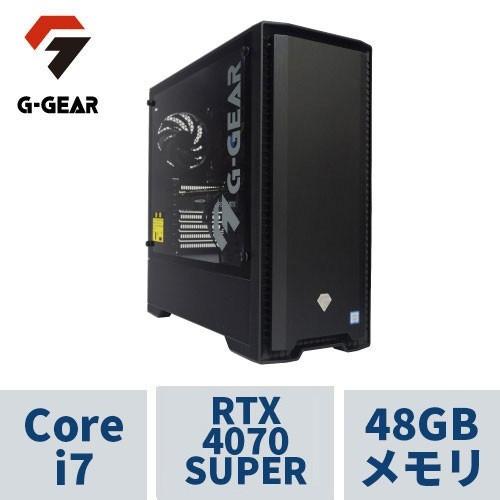 ゲーミングPC デスクトップ G-GEAR GC7J-F242BN/R/CP1(Corei7-14700F 