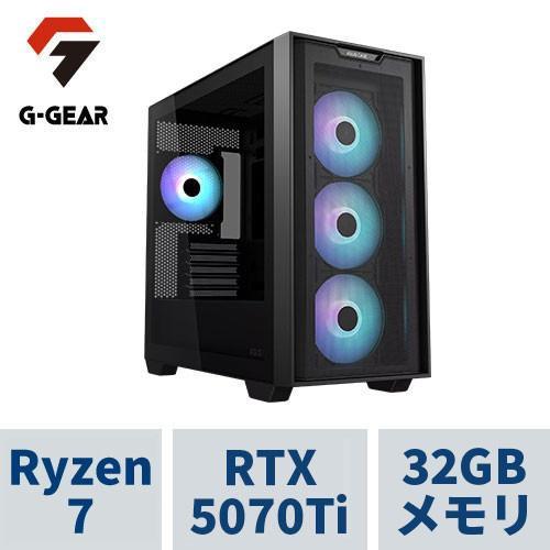 ゲーミングPC G-GEAR Powered by ASUS GT7A-E253BN/B/CP1 Ryzen7